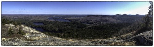 View ESE from Tunk Mountain. 